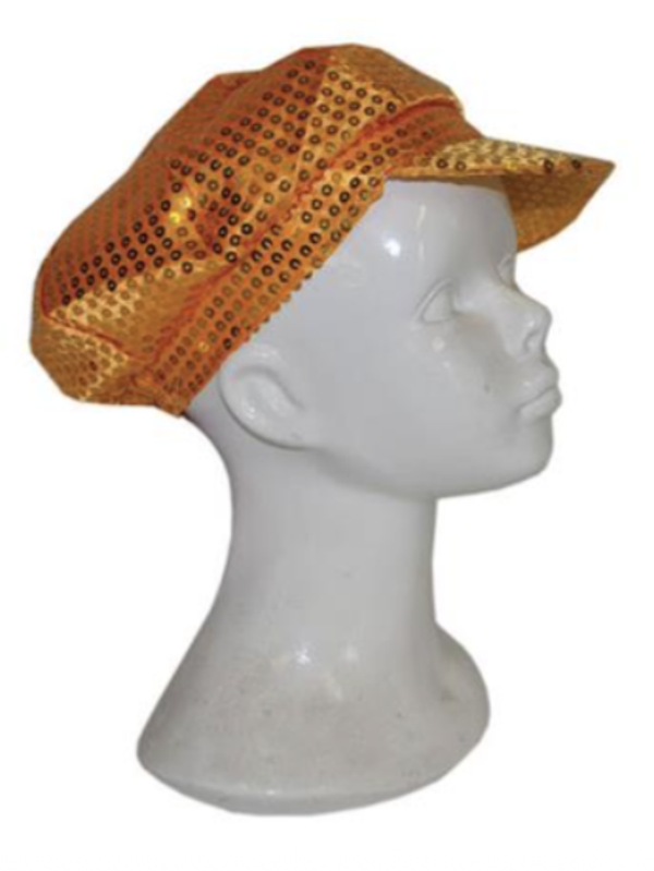 Pet met pailletten Goud