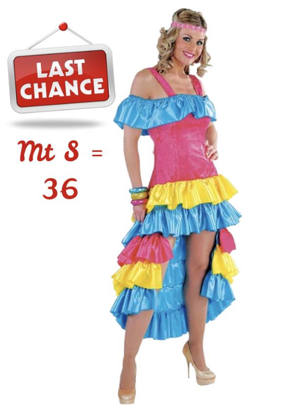Brazilian Samba Jurk, Maat S = 36*
