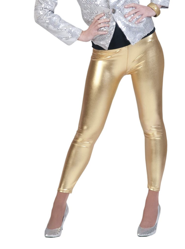Legging Lamee goud