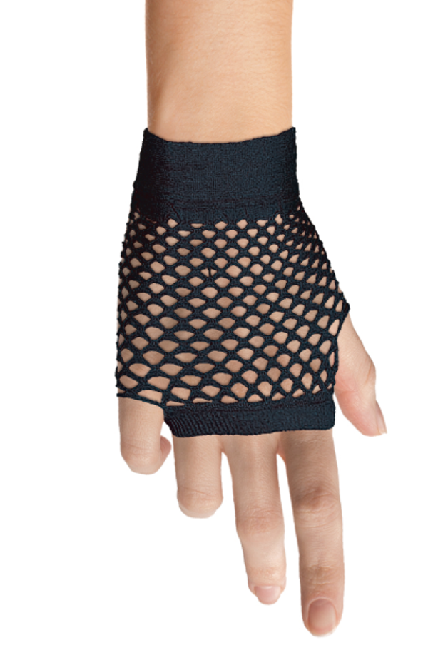 Handschoenen net kort Zwart