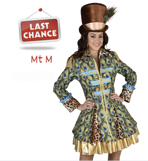 Carnavalsjas Pauw Peacock Panther, Maat M = 38/40