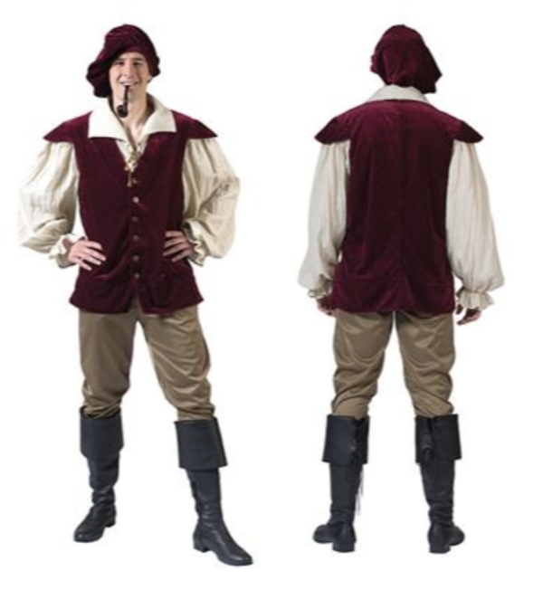 Middeleeuws herbergier kostuum