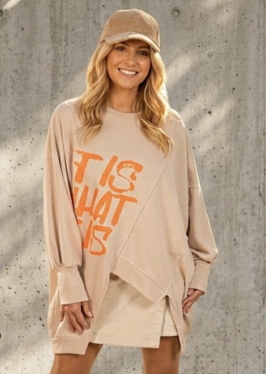 "It is what it is" Sweater