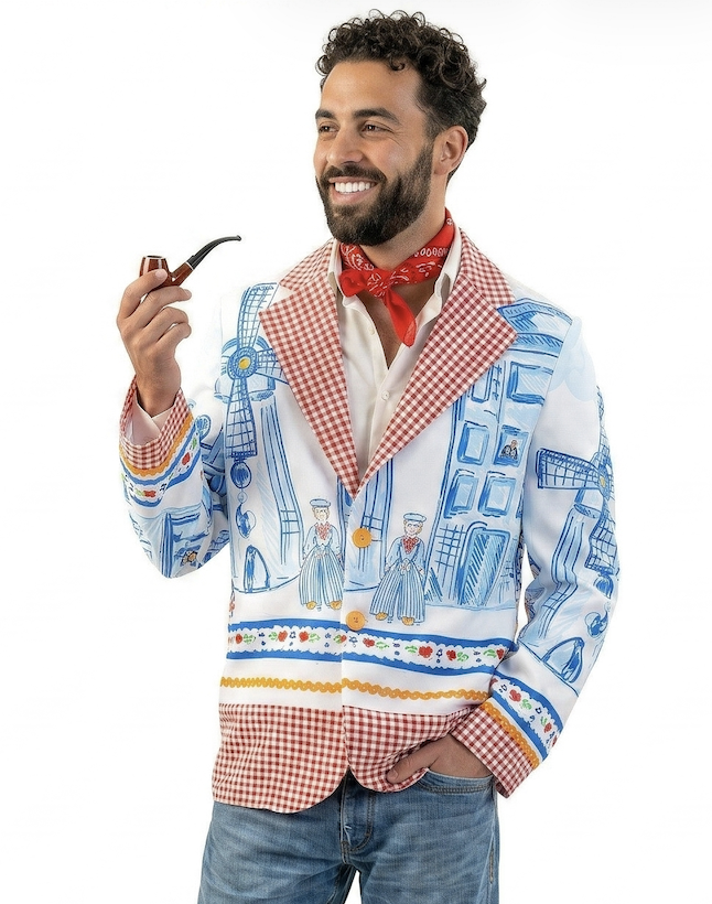 Volendamse jas Delfts blauw Dirk