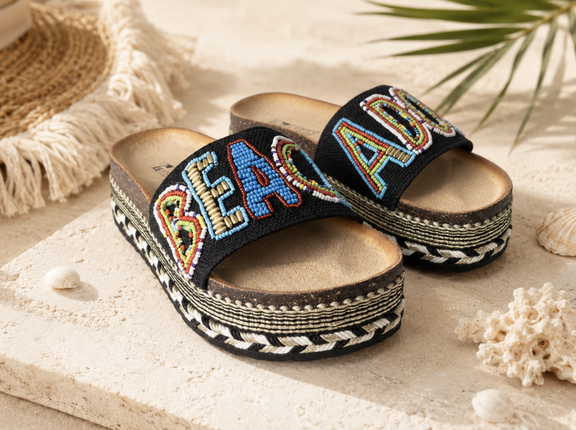 Boho Beach Slippers