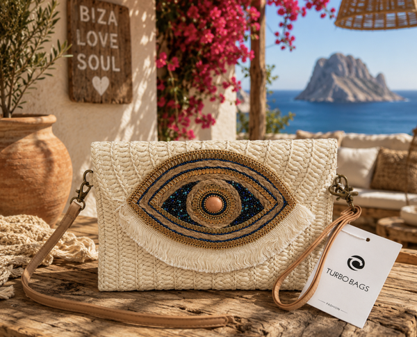 Bohemian Ibiza Clutch tasje, The eye