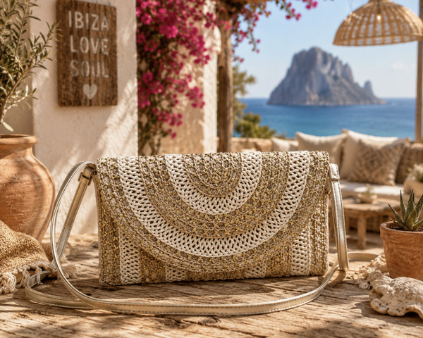 Bohemian Ibiza Clutch tasje The sun