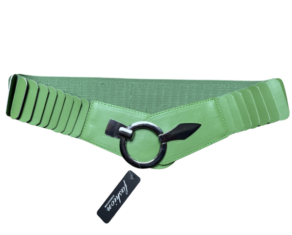 Stretch Belt Green, mt 2 = 80 cm - geschikt voor mt 42/44