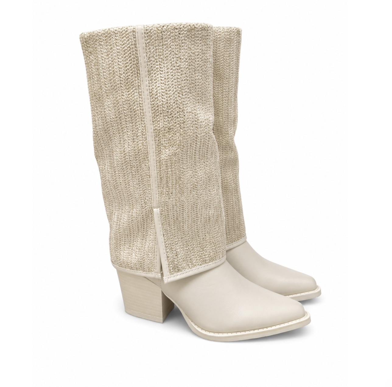 Beige Flappen laars