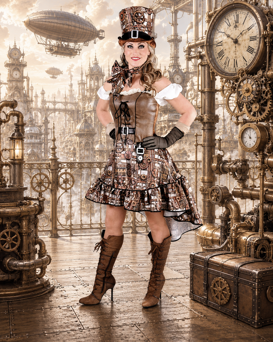 Steampunk Sexy Maat S = 36* LAATSTE