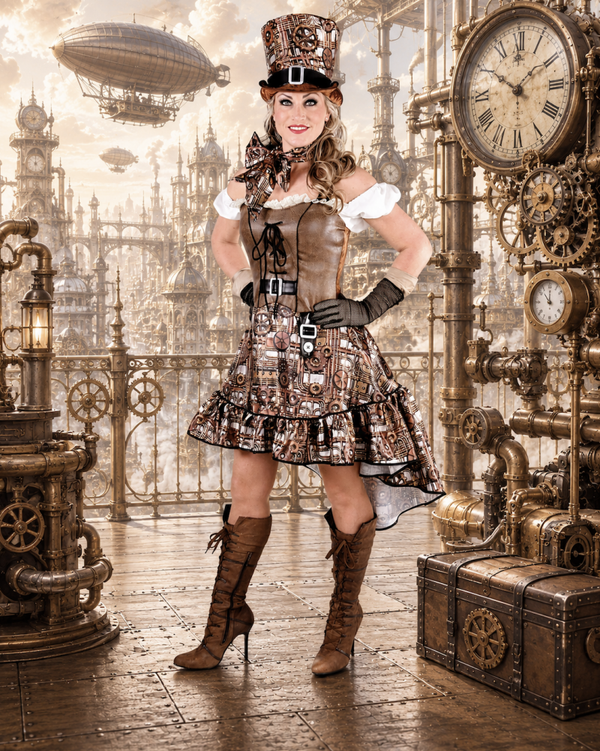 Steampunk Sexy Maat S = 36* LAATSTE