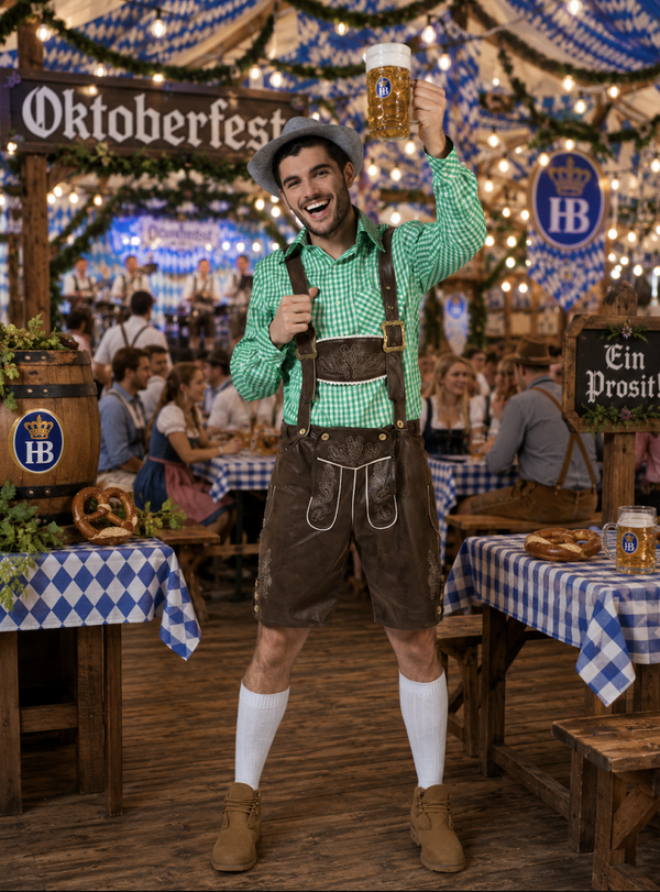 Tiroler short Anton, Maat 52/54*