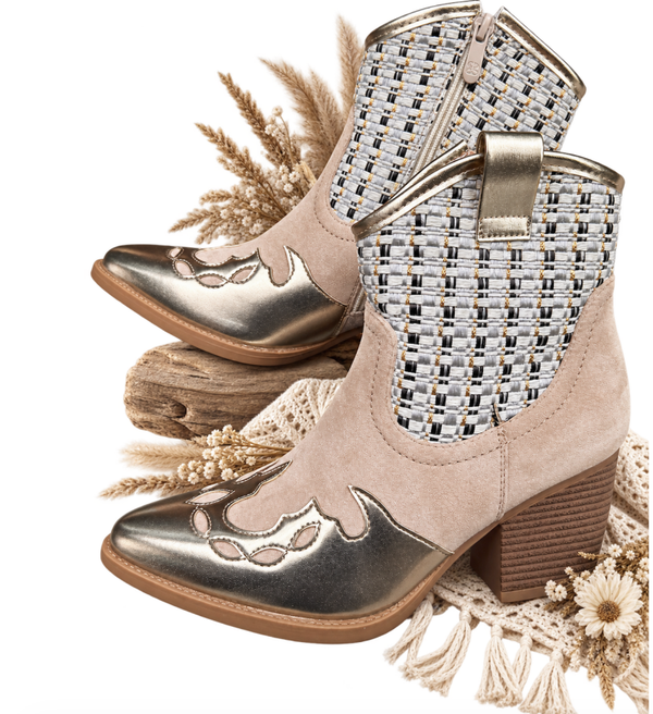 Cowboy enkelboots golden touch