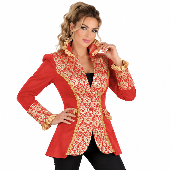 🔥 OUTLET 🔥 Jasje Brocaat Nicky Fluweel Rood