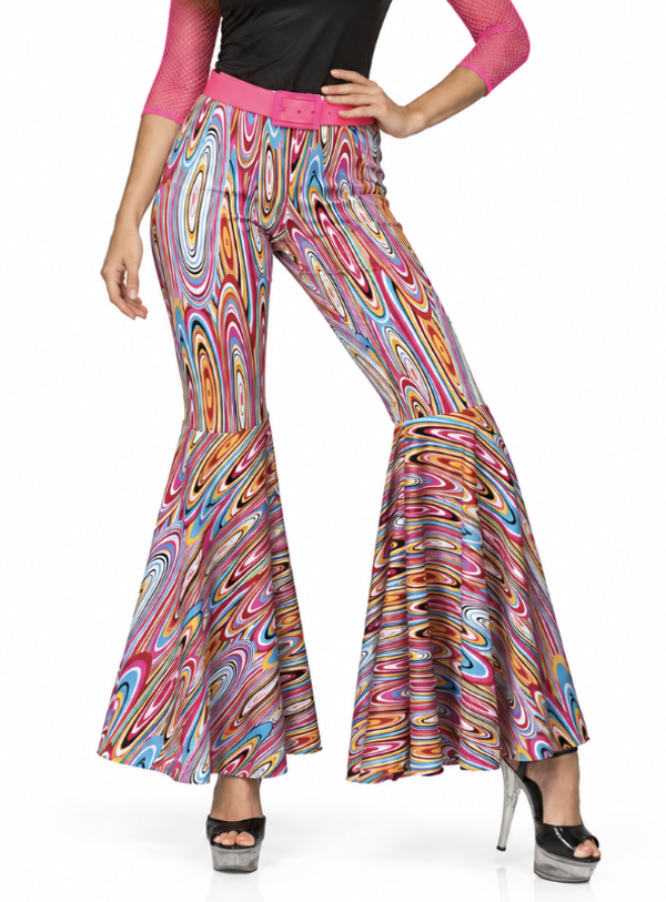 Hippie Broek Flared Groovy Psychedelic