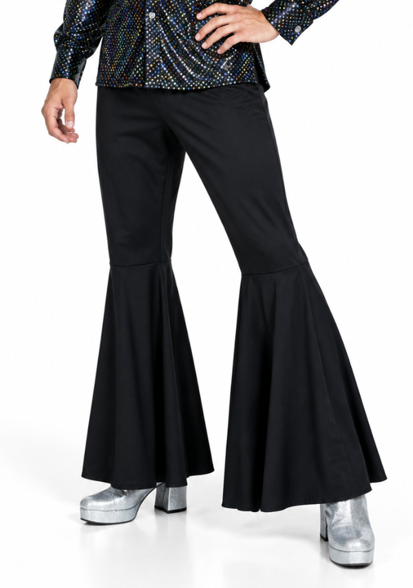 Hippie Broek Zwart Flared Extra Wijd