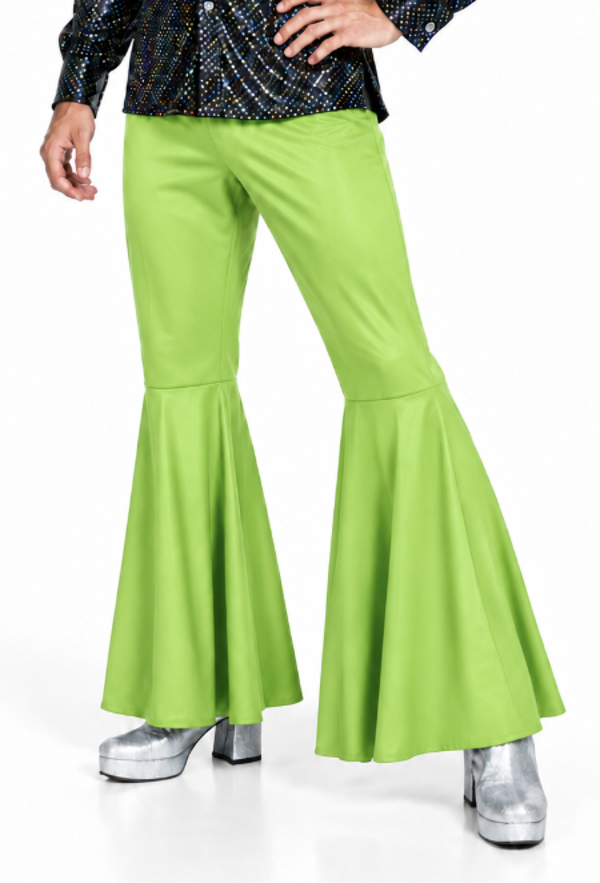 Hippie Broek Groen Flared Extra Wijd