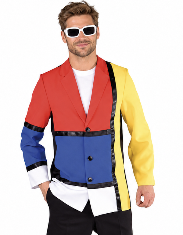 🔥 OUTLET 🔥 Retro Colbert Mondriaan Sixties – Modern Art Feestjas