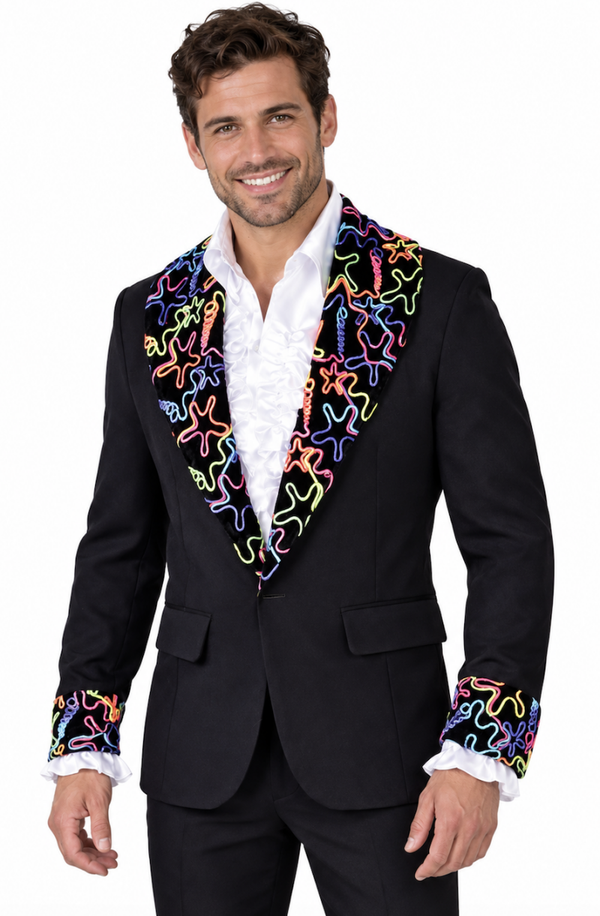 🔥 OUTLET 🔥 Colbert Zwart Multi Neon