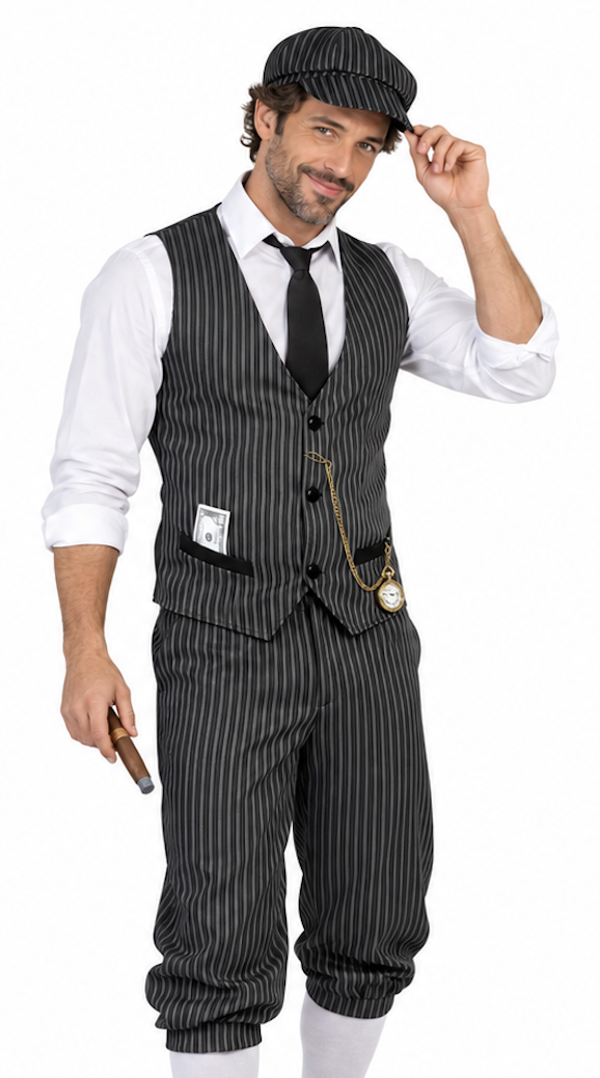 Roaring 20's Gentle GeoffreyRoaring 20's Gentle Geoffrey Kostuum Heren - Peaky Blinders & Jaren 20 Outfit
