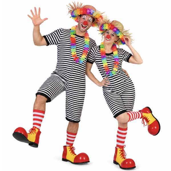 🔥 OUTLET 🔥 Gestreept Badpak Zwart/Wit Unisex – Nostalgisch Nostalgie Zwempak