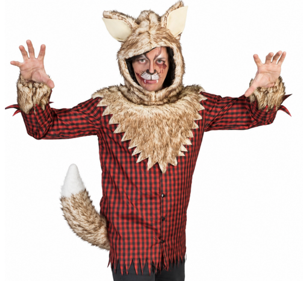 🔥 OUTLET 🔥 Wolf Weylyn Kostuum voor Heren / Weerwolf & Grote Boze Wolf