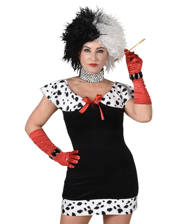 Cruella de Vil Outfit Jurkje Dames