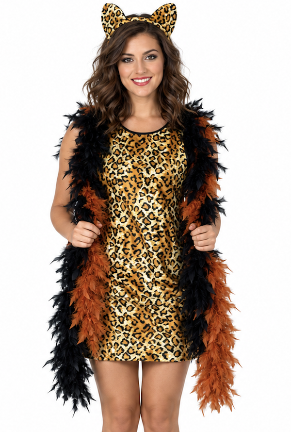 Jurk Leopard Lady Kostuum Dames
