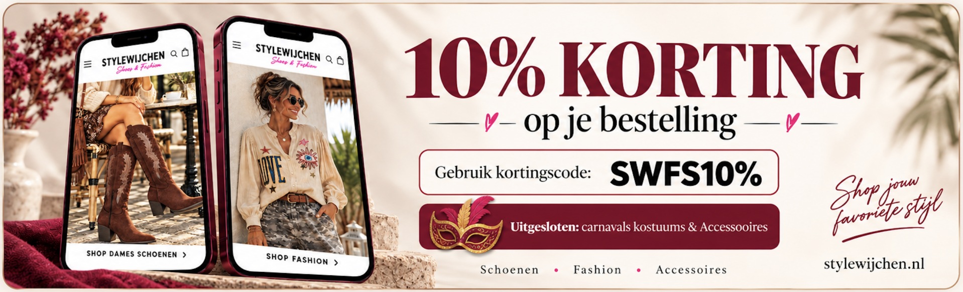 StyleWijchen – 10% korting met kortingscode SWFS10%
