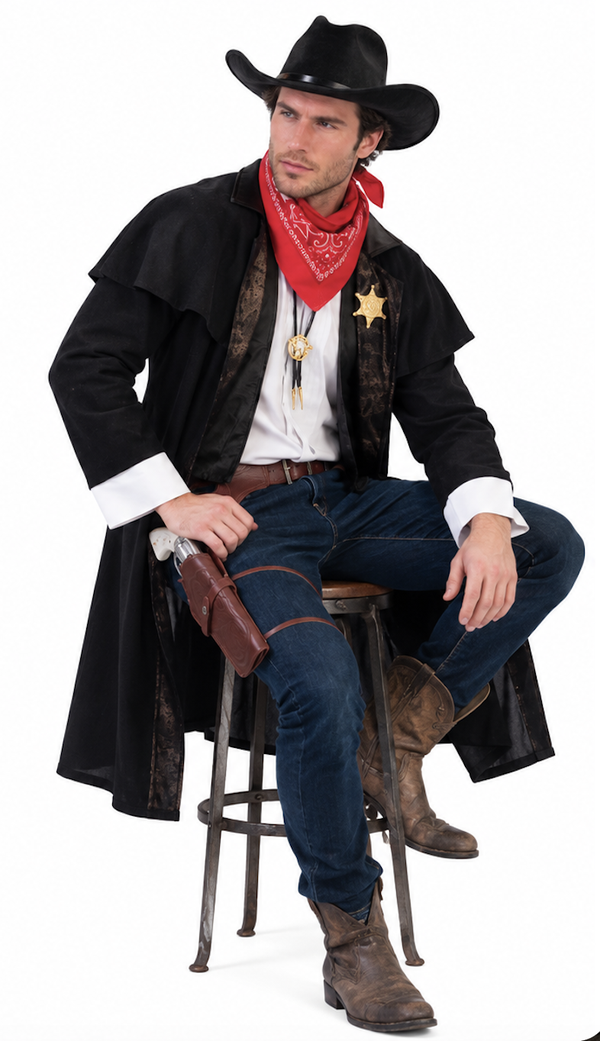 🔥 OUTLET 🔥 Stoer Western Sheriff Kostuum Heren, l'il deputy