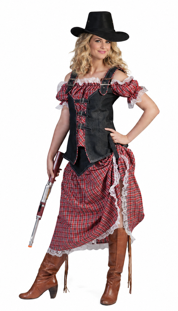 Lang Denim Ranger Lady Kostuum Dames