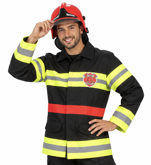 Stoere Brandweerman Jas voor Heren