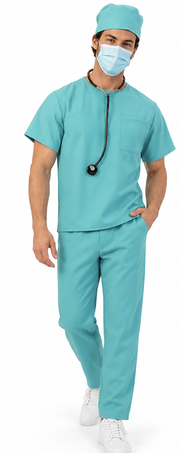 Professioneel Chirurg Kostuum voor Heren