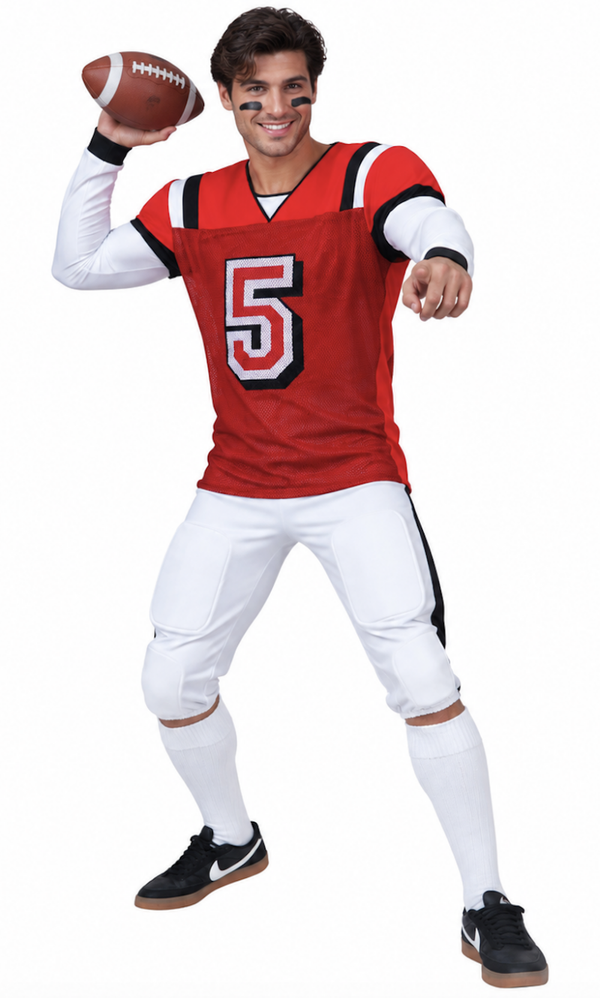 🔥 OUTLET 🔥 American Football Speler Fritz Kostuum