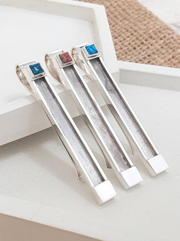 Sterling silver tie slide
