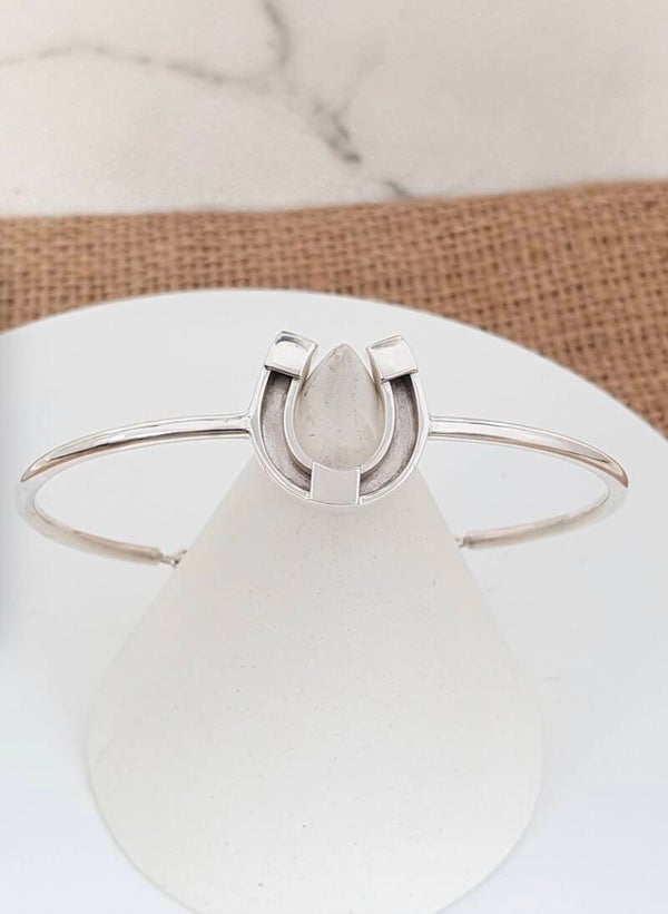 Sterling silver infinity or horseshoe bracelet