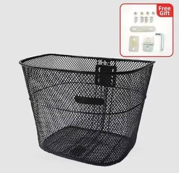 🚲 Panier de vélo arrière en métal – Grande capacité