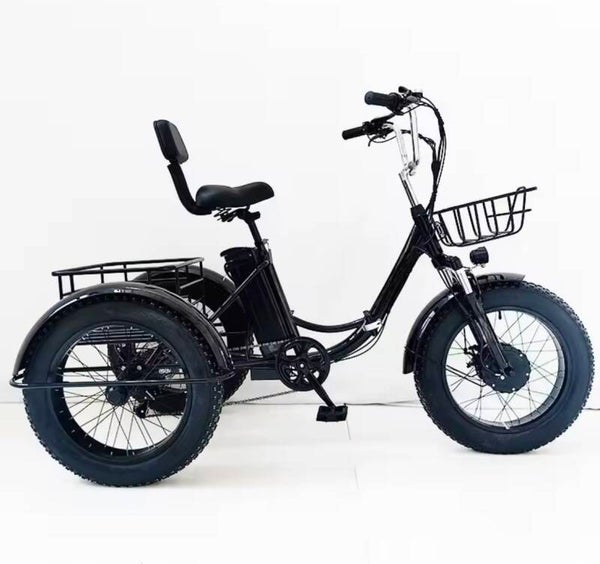 Elmoovbike – Tricycle Électrique Pliable 20” Fat Bike