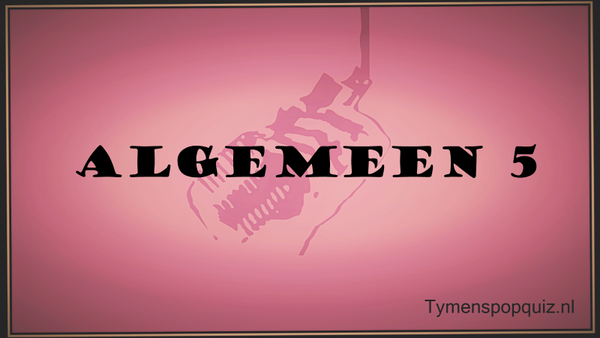 Algemene Popquiz 5
