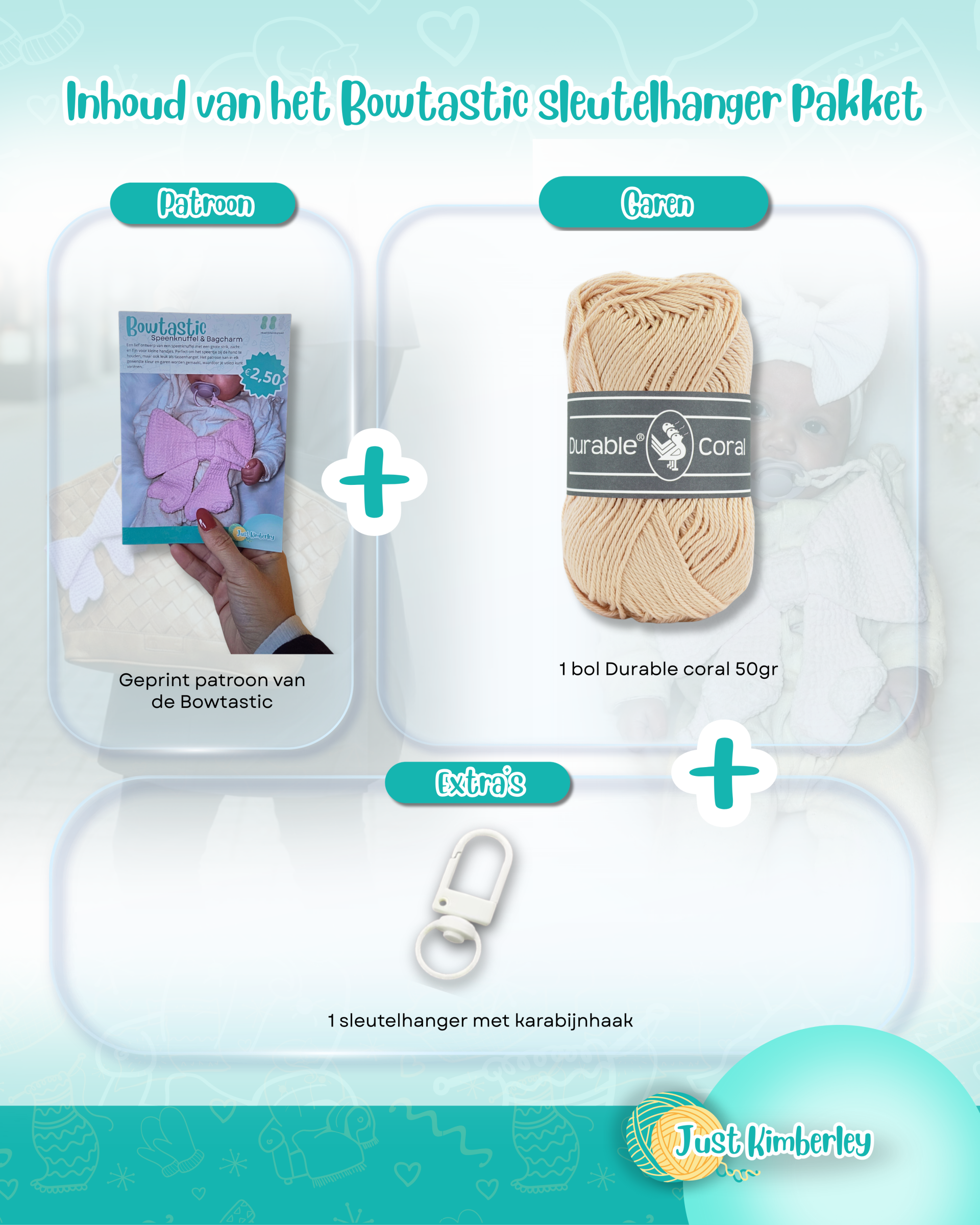 Bowtastic Sleutelhanger Haakpakket