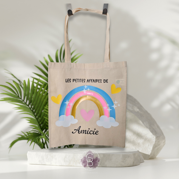 ToteBag 100% Coton à Personnalisé 38x42 (10L) - Cadeau Réutilisable tout types d'évènements