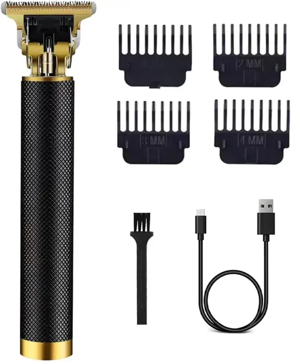 DSP® Cortadora de pelo facial para hombres, cortadora eléctrica y juegos de aseo para cabello púbico, barba y nariz, kits de recortadora ln24 de nariz recargable por USB IPX7 impermeable