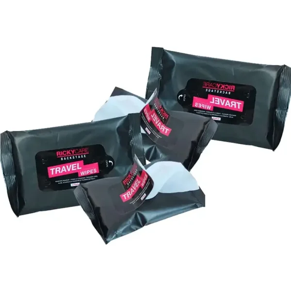 RickyCare Backstage Travel Toallitas de Limpieza Desmaquillantes