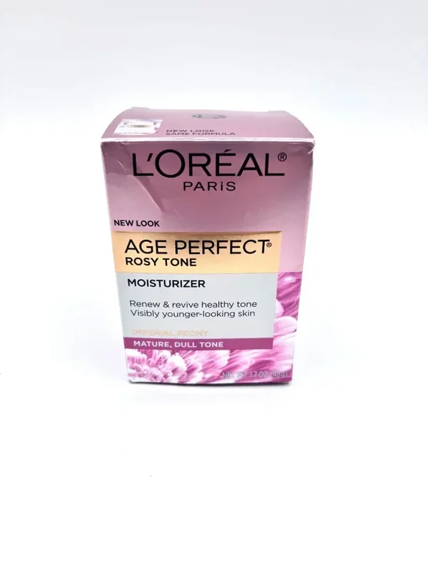 NUEVO Hidratante Loreal Paris New Look Age Perfect Tono Rosado - 1,7 OZ/48 g