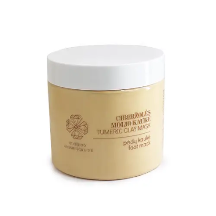 Diamond Cosmetics Lijn Kurkuma Klei Voetmasker 500ml