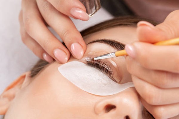Lash lift and tint