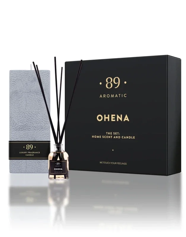 Ohena – Combi-set: Huisparfum & Geparfumeerde Kaars