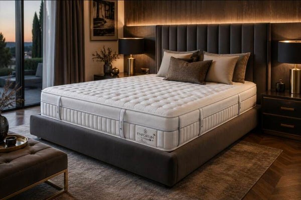 Matelas Emporium – L’excellence hybride double face haut de gamme
