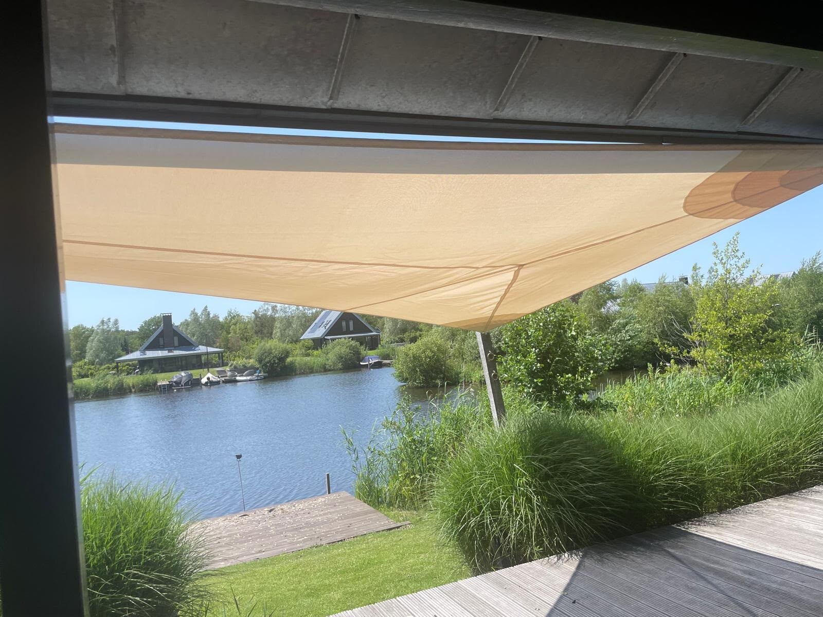 schaduwdoek op maat Friesland