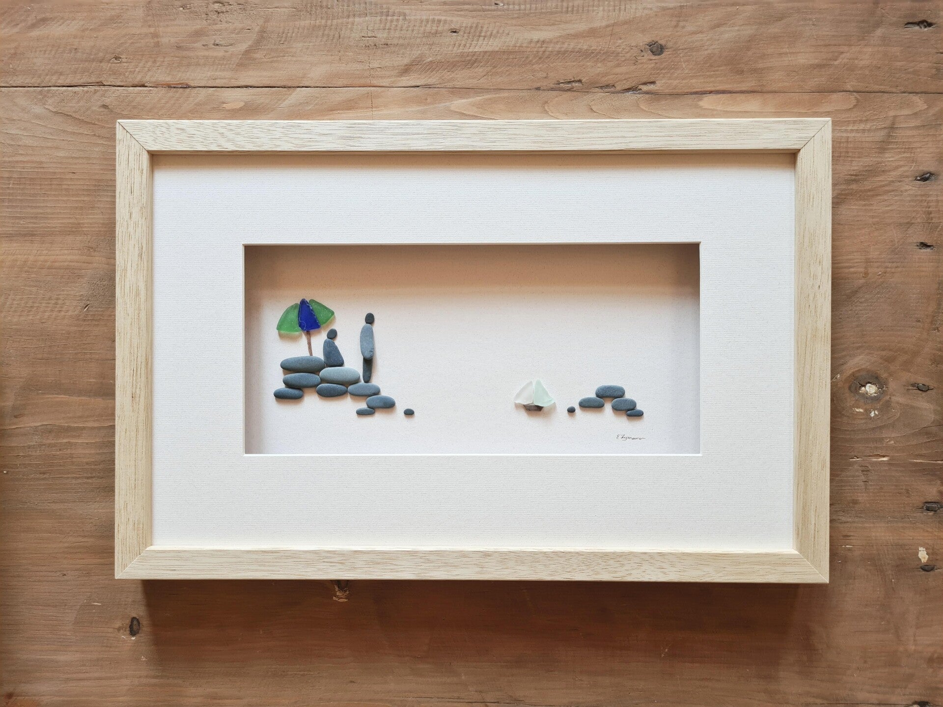 Couple on the beach, 25x40